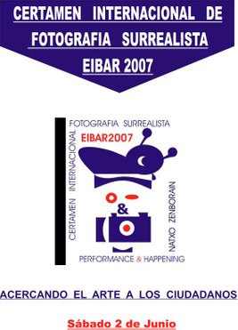 Diseño cartel para el Certamen Internacional de fotografía surrealista Eibar