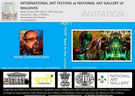 Natxo Zenborain surrealismo INVITATION National Art GalleryMaldives